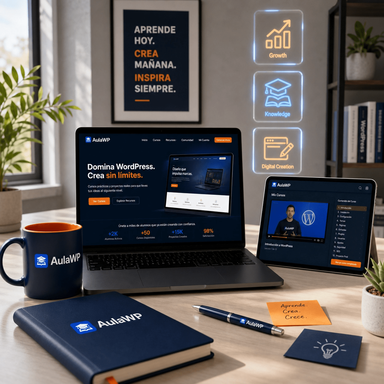 Curso online de WordPress con Astra y Elementor + Certificado